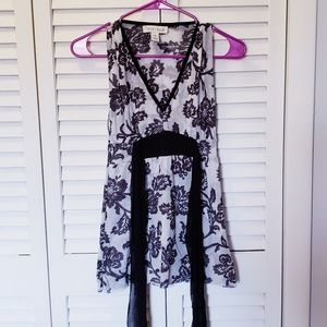 Dress, lace tank top. White house black market